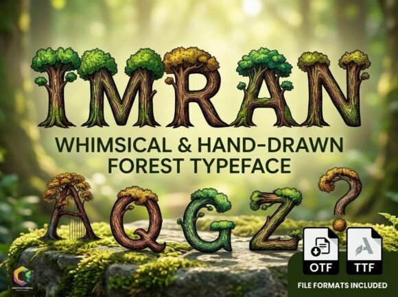 Imran: A Display Font That Breathes Life Into Your Designs