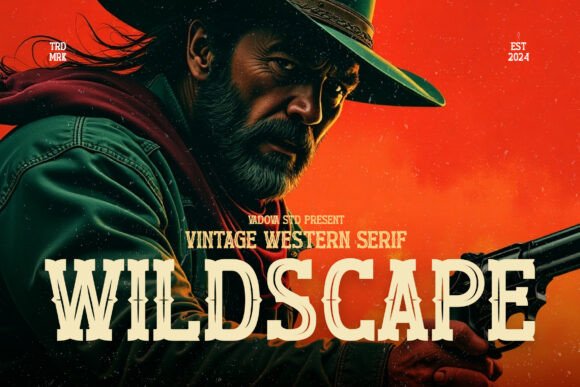 Wildscape: Crafting Authentic Western Branding with a Vintage Serif
